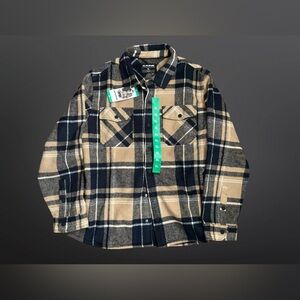 Dakine Men's Shirt Jacket Size XL Color Blue and Tan